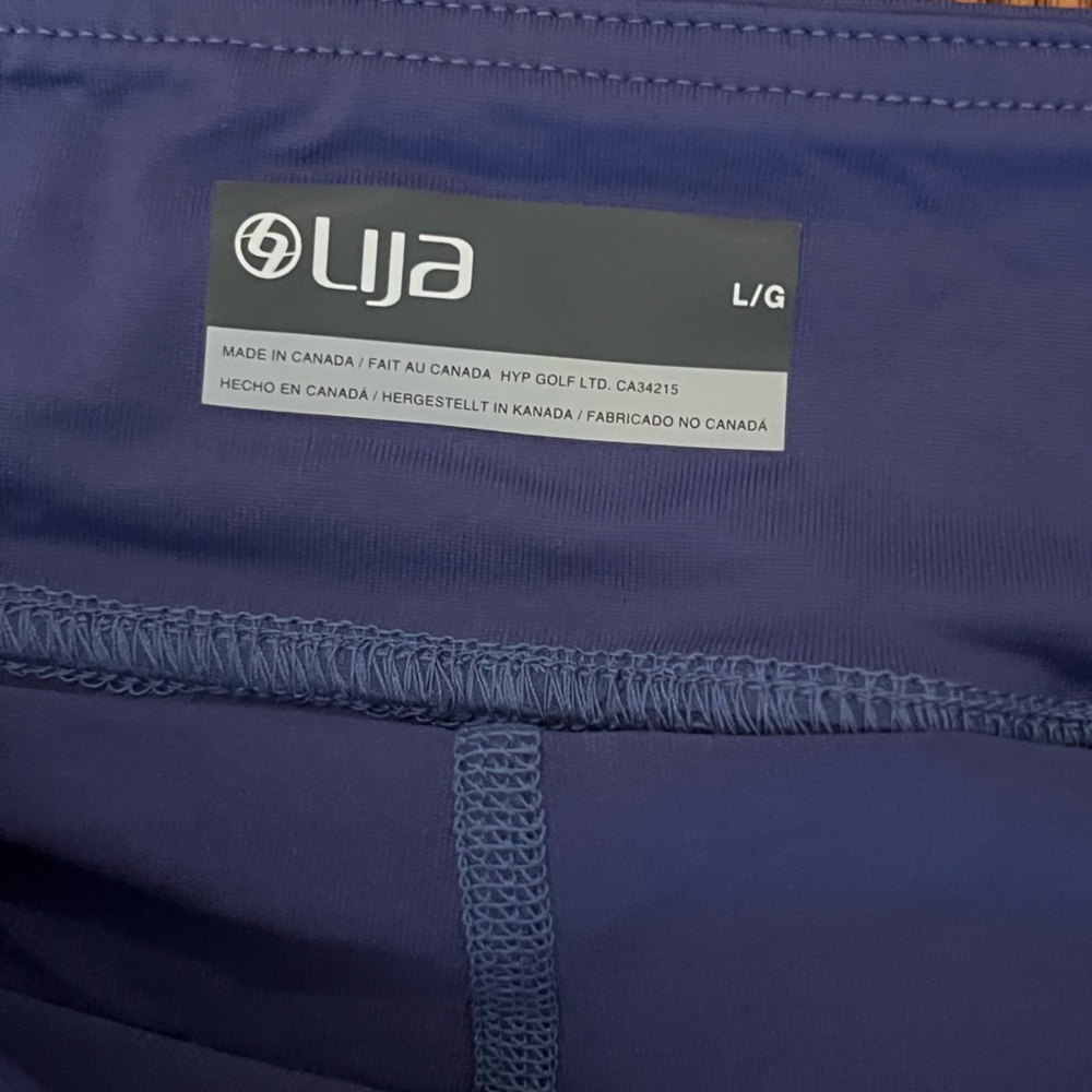 Lija Women's Blue Skort- Size Large - Picture 5 of 6